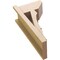 Ekena Millwork 7 1/2-in W x 12-in D x 24-in H Balboa Slat Rough Cedar Woodgrain TimberThane Outlooker, Primed Tan OUTUR075X12X24BOA24RCPR - alternate 3